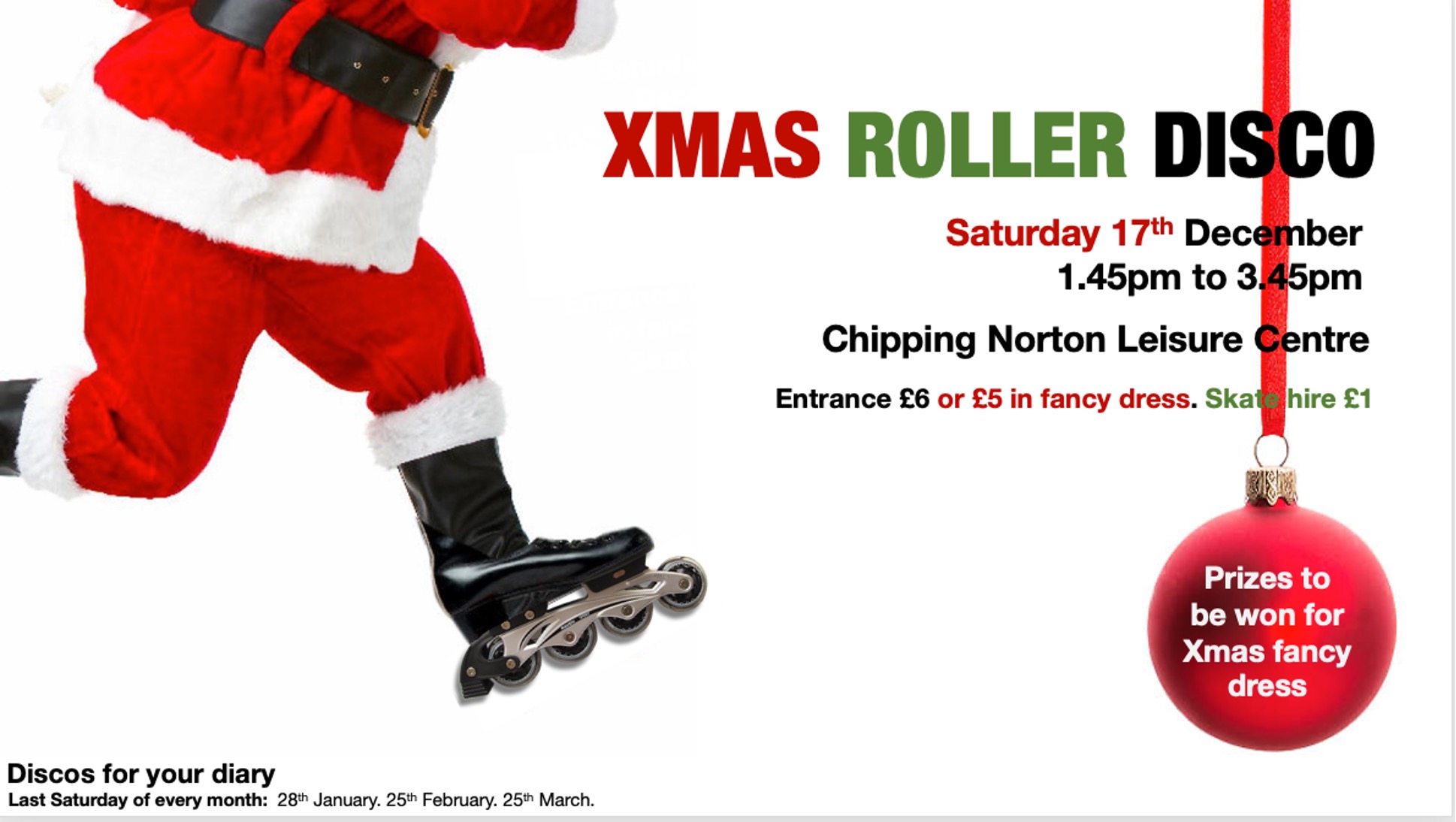 Christmas Roller Disco! Chippy Trixsters